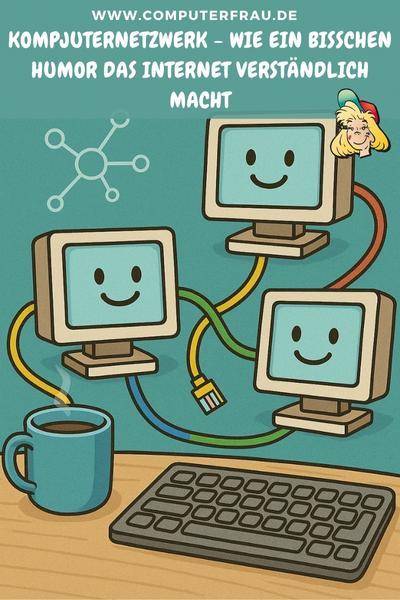 Eine alte Netzperle mit Herz und Hirn – Entdecke die charmanteste Erklärung für Computernetzwerke! 🌐💡📡