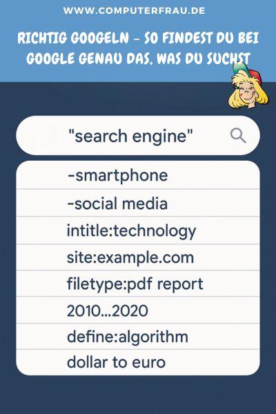 Wusstest du, dass du mit einfachen Google-Befehlen Zeit sparen und bessere Ergebnisse finden kannst? 🌐🔍 Hier gibt’s die besten Tipps fürs richtige Googeln!
