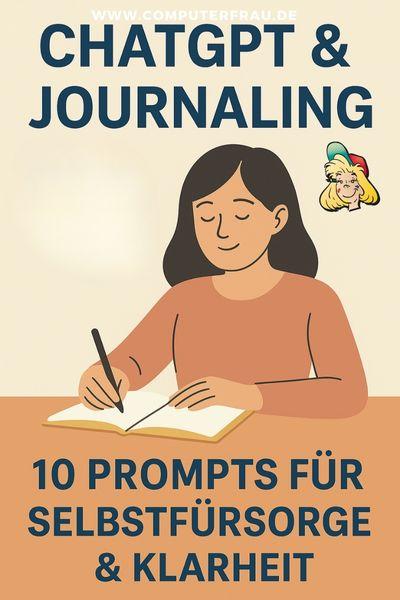 10 Journaling Prompts mit ChatGPT – für mehr Selbstfürsorge & Klarheit