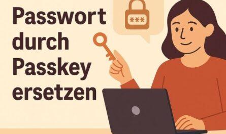 Passwort durch Passkey ersetzen