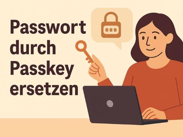Passwort durch Passkey ersetzen