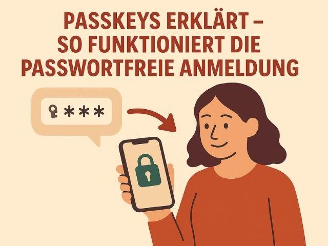 Passkeys erklärt – So funktioniert die passwortfreie Anmeldung