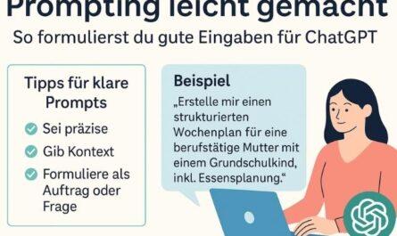 Prompting leicht gemacht – So formulierst du gute Eingaben für ChatGPT