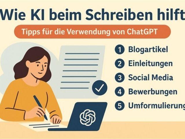 Wie KI beim Schreiben hilft – von Blogpost bis Bewerbung