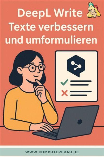 DeepL Write erklärt: Texte perfekt formulieren. Mehr auf computerfrau.de