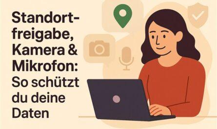 Standortfreigabe, Kamera & Mikrofon: So schützt du deine Daten