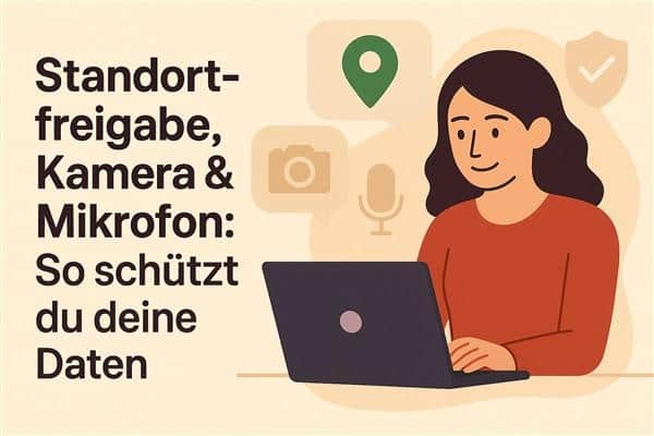 Standortfreigabe, Kamera & Mikrofon: So schützt du deine Daten