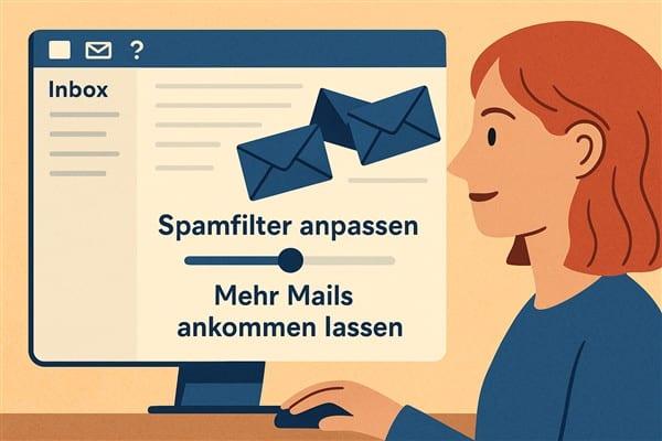Spamfilter anpassen: Mehr Mails ankommen lassen