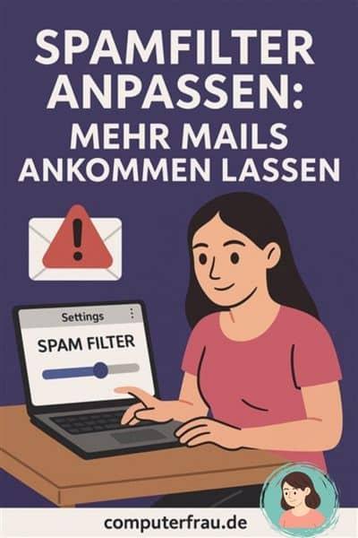 Spamfilter anpassen – so landen wichtige Mails nicht im Spam.