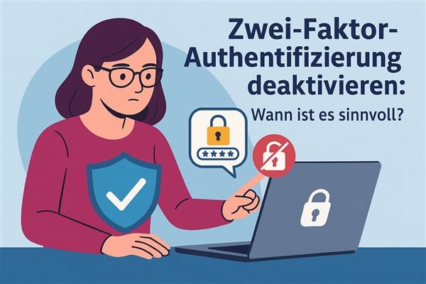 Zwei-Faktor-Authentifizierung deaktivieren: Wann ist es sinnvoll?