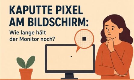 Kaputte Pixel am Bildschirm: Wie lange hält der Monitor noch?